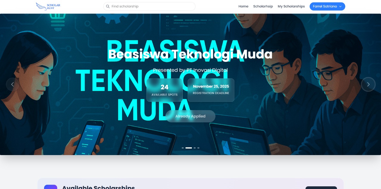 Scholar Hunt Screenshot